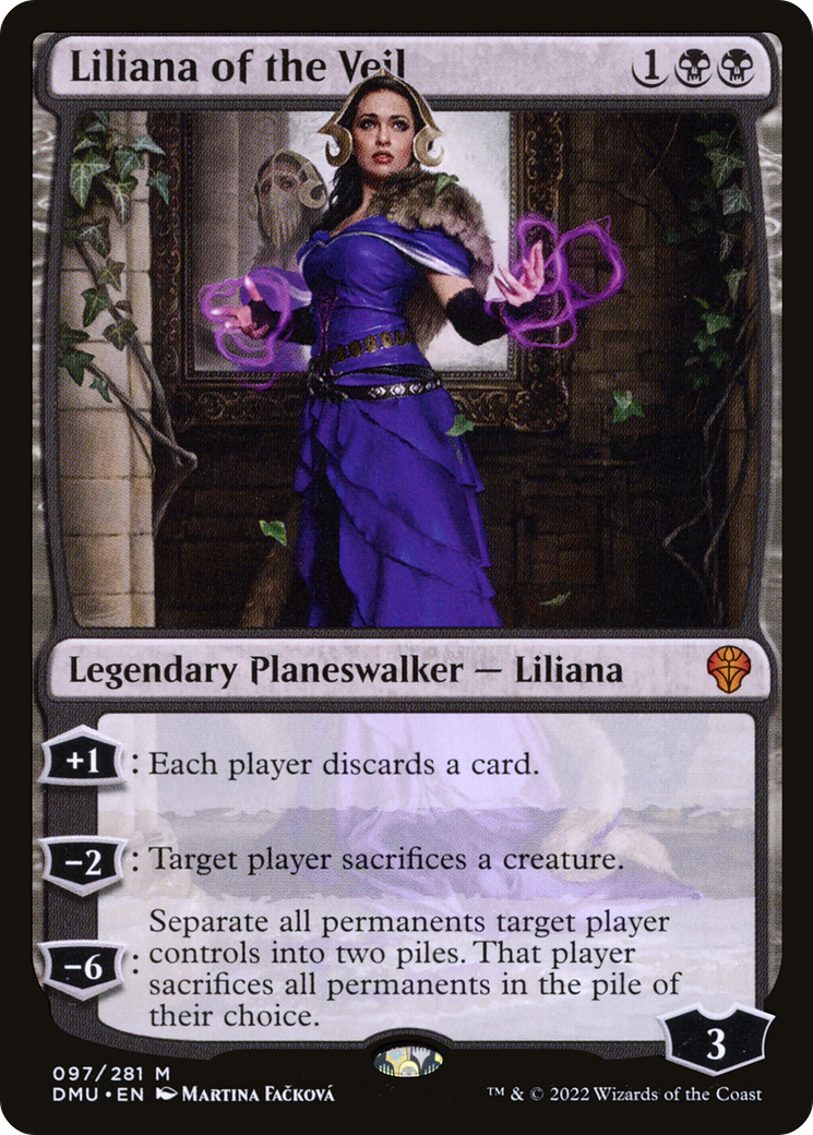 Liliana of the Veil (097) Foil - Dominaria United