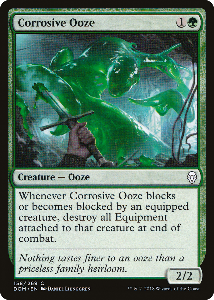 Corrosive Ooze (158) Foil - Dominaria