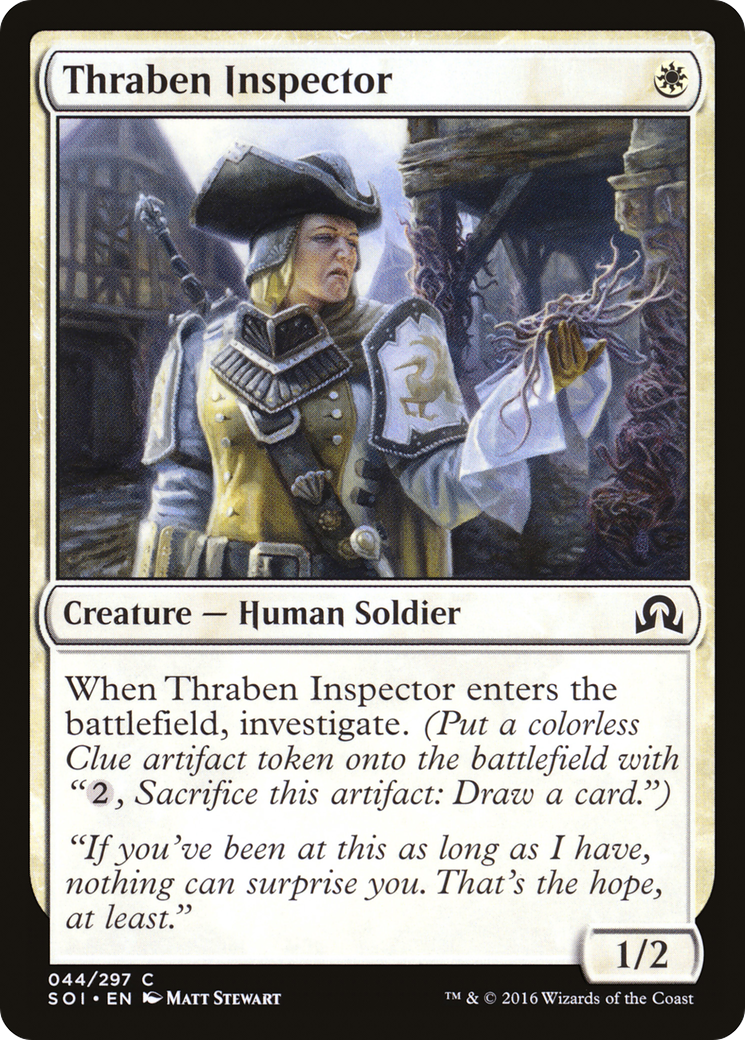 Thraben Inspector (044) - Shadows over Innistrad