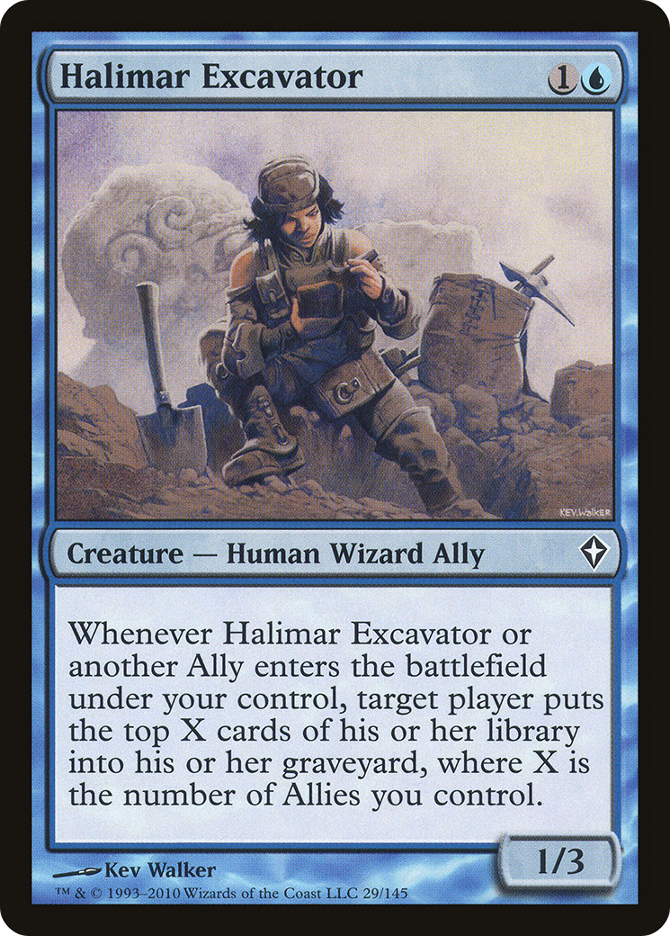 Halimar Excavator (029) Foil - Worldwake