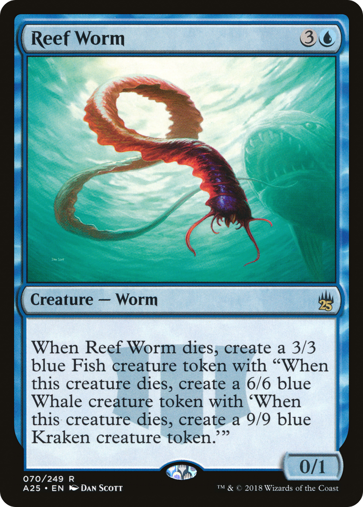Reef Worm (070) Foil - Masters 25