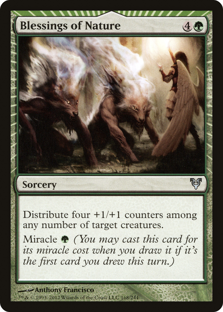 Blessings of Nature (168) Foil - Avacyn Restored