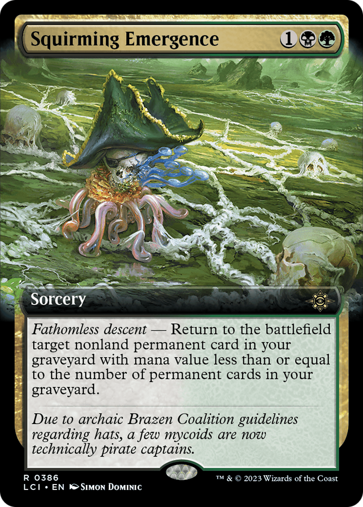 Squirming Emergence (Extended Art) (386) - The Lost Caverns of Ixalan