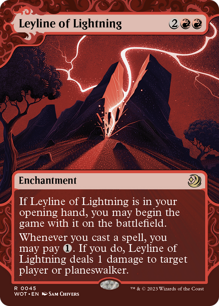Leyline of Lightning (Showcase) (045) - Wilds of Eldraine: Enchanting Tales