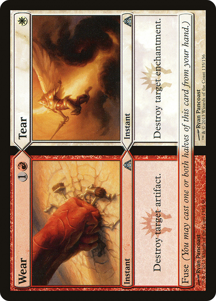 Wear // Tear (135) Foil - Dragon's Maze