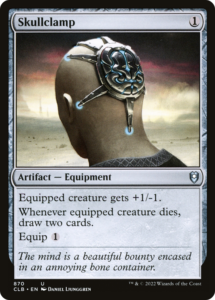 Skullclamp (870) - Commander Legends: Battle for Baldur's Gate
