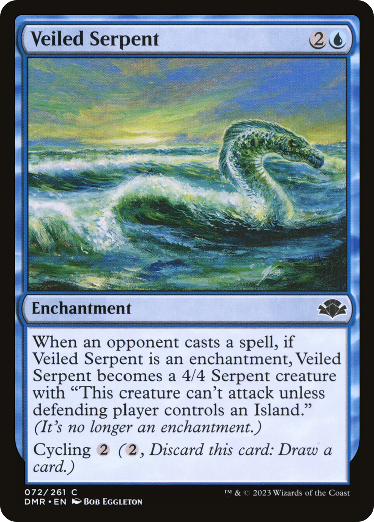 Veiled Serpent (072) - Dominaria Remastered