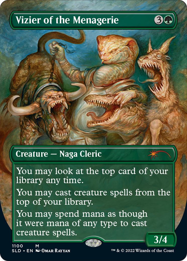 Vizier of the Menagerie (Borderless) (1100) Foil - Secret Lair Drop