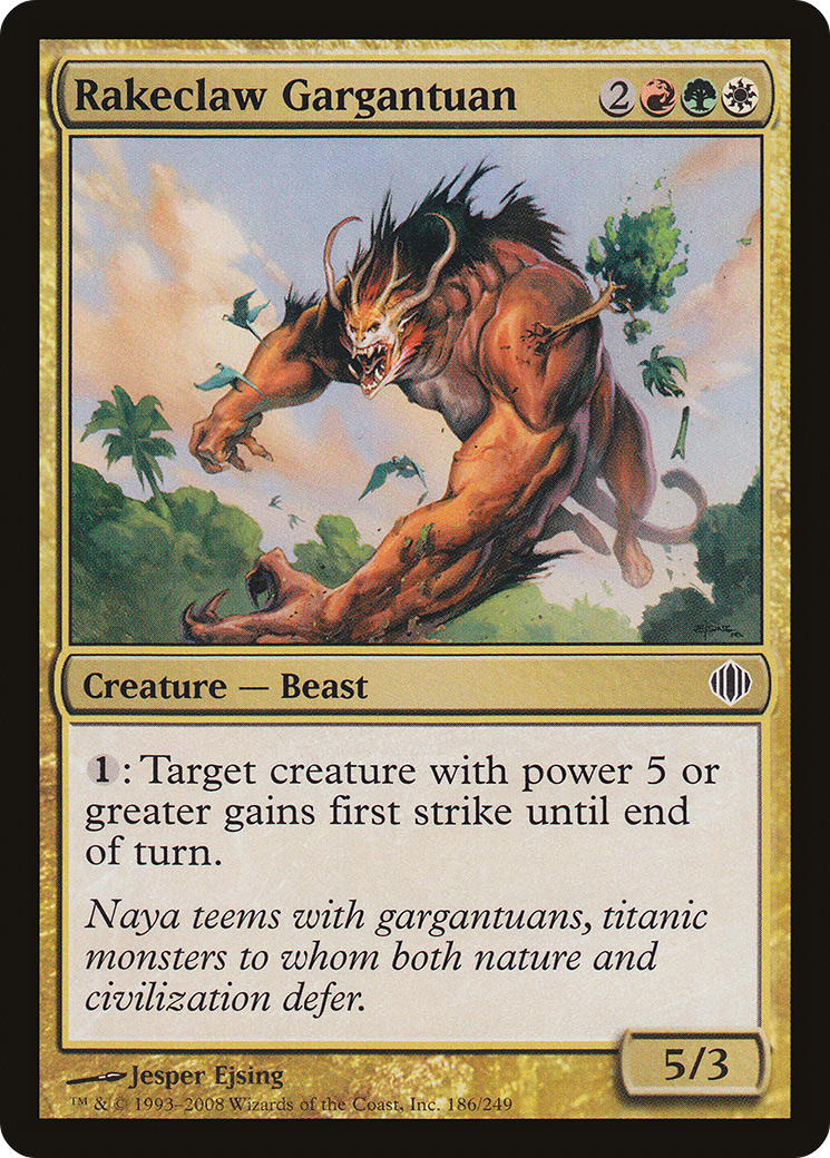 Rakeclaw Gargantuan (186) - Shards of Alara