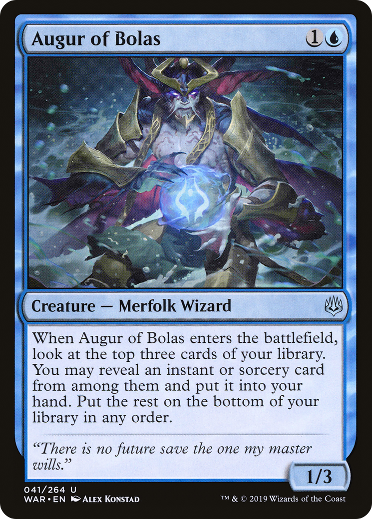 Augur of Bolas (041) Foil - War of the Spark