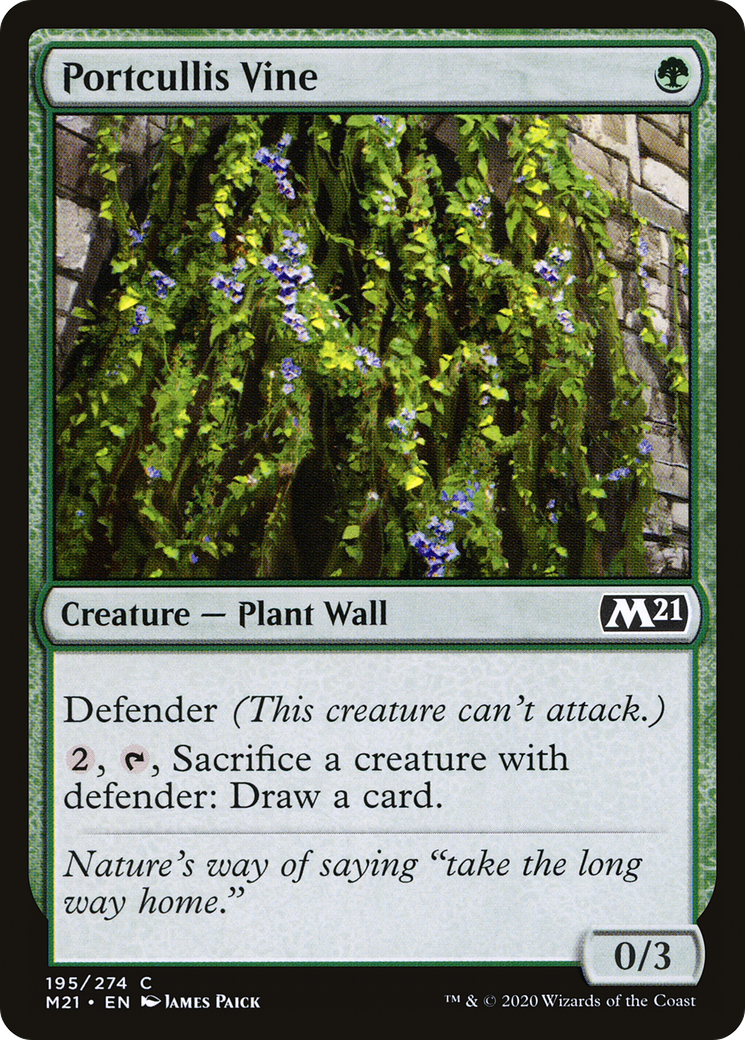 Portcullis Vine (195) - Core Set 2021