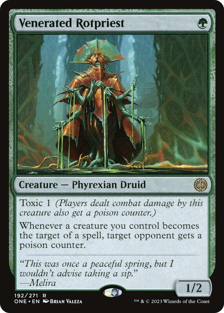 Venerated Rotpriest (192) - Phyrexia: All Will Be One