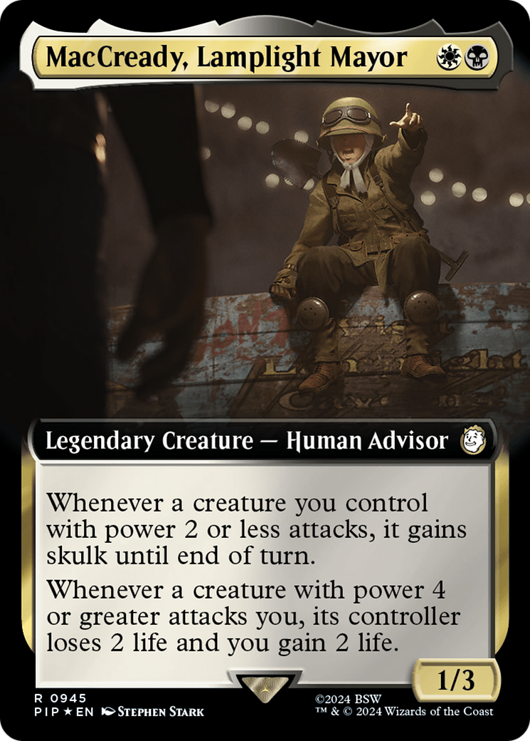 MacCready, Lamplight Mayor (Extended Art) (945) Surge Foil - Fallout