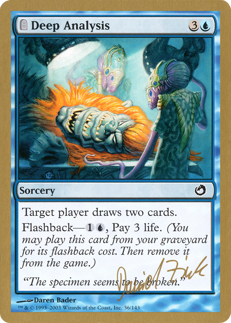 Deep Analysis (dz36) - World Championship Decks 2003