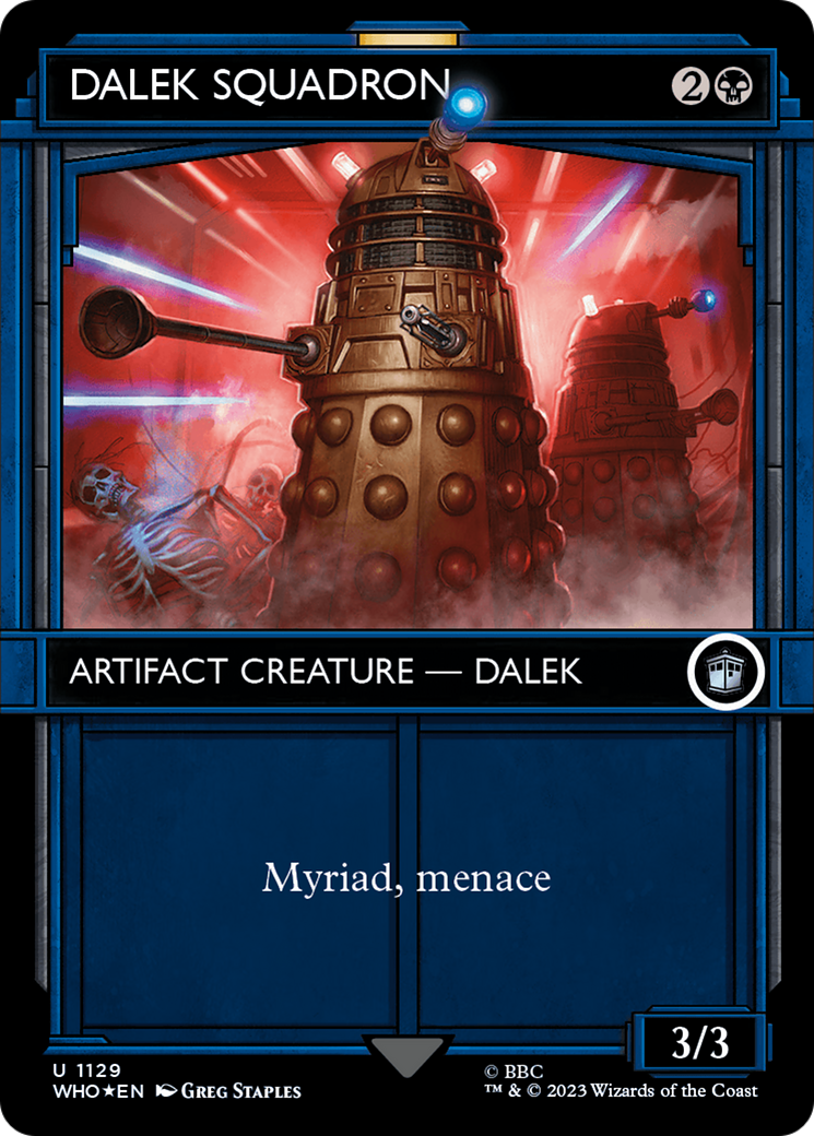 Dalek Squadron (Showcase) (1129) Foil - Doctor Who