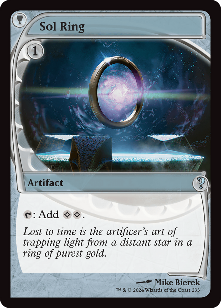 Sol Ring (Future Sight) (233) Foil - Mystery Booster 2