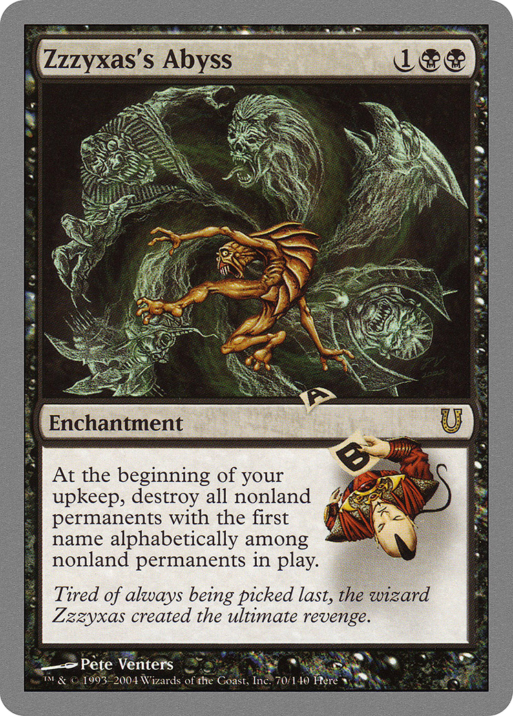 Zzzyxas's Abyss (070) Foil - Unhinged