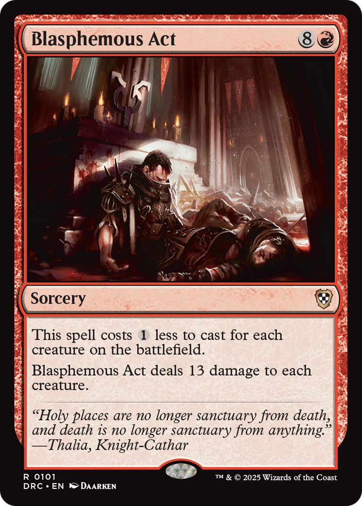 Blasphemous Act (101) - Commander: Aetherdrift
