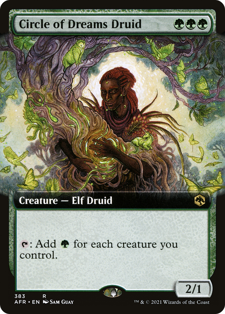 Circle of Dreams Druid (Extended Art) (383) Foil - Adventures in the Forgotten Realms