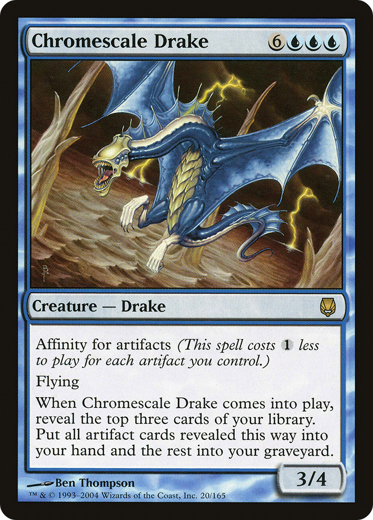 Chromescale Drake (020) Foil - Darksteel