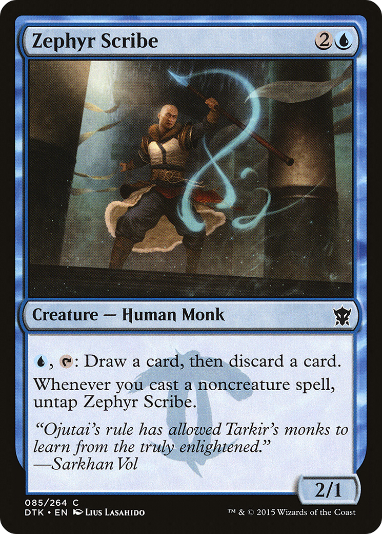 Zephyr Scribe (085) - Dragons of Tarkir