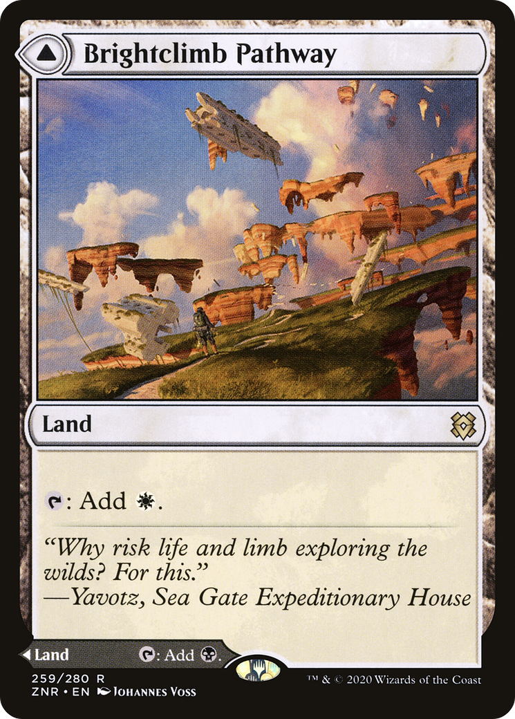 Brightclimb Pathway // Grimclimb Pathway (259) Foil - Zendikar Rising