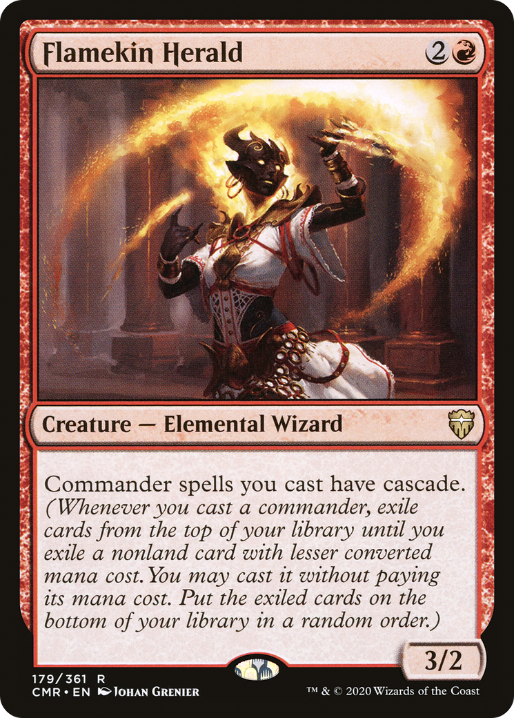Flamekin Herald (179) Foil - Commander Legends