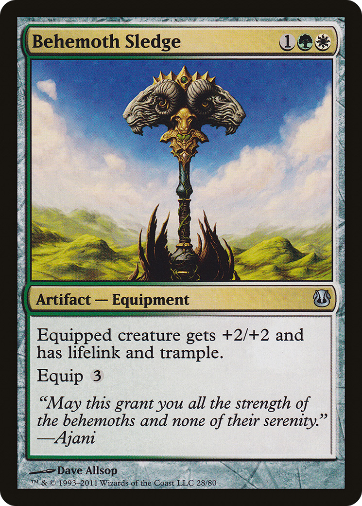 Behemoth Sledge (028) - Duel Decks: Ajani vs. Nicol Bolas