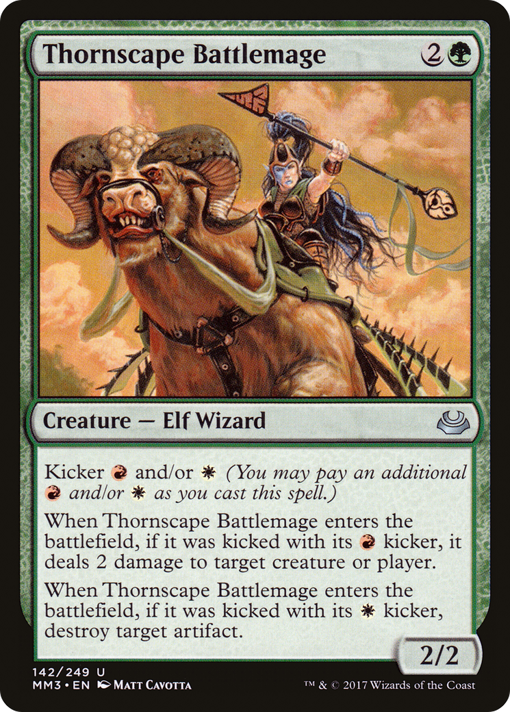Thornscape Battlemage (142) Foil - Modern Masters 2017