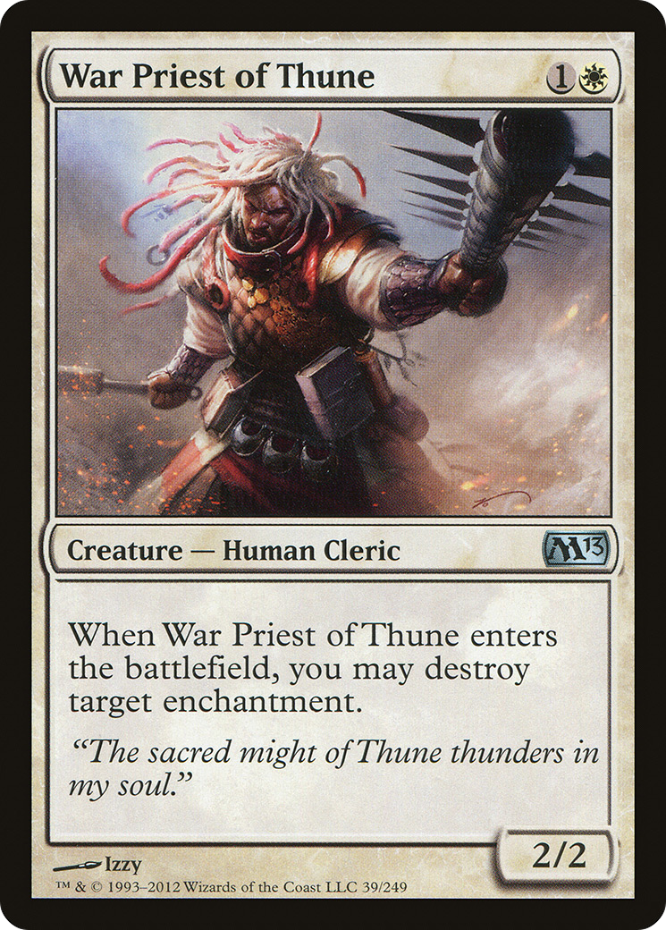 War Priest of Thune (039) Foil - Magic 2013