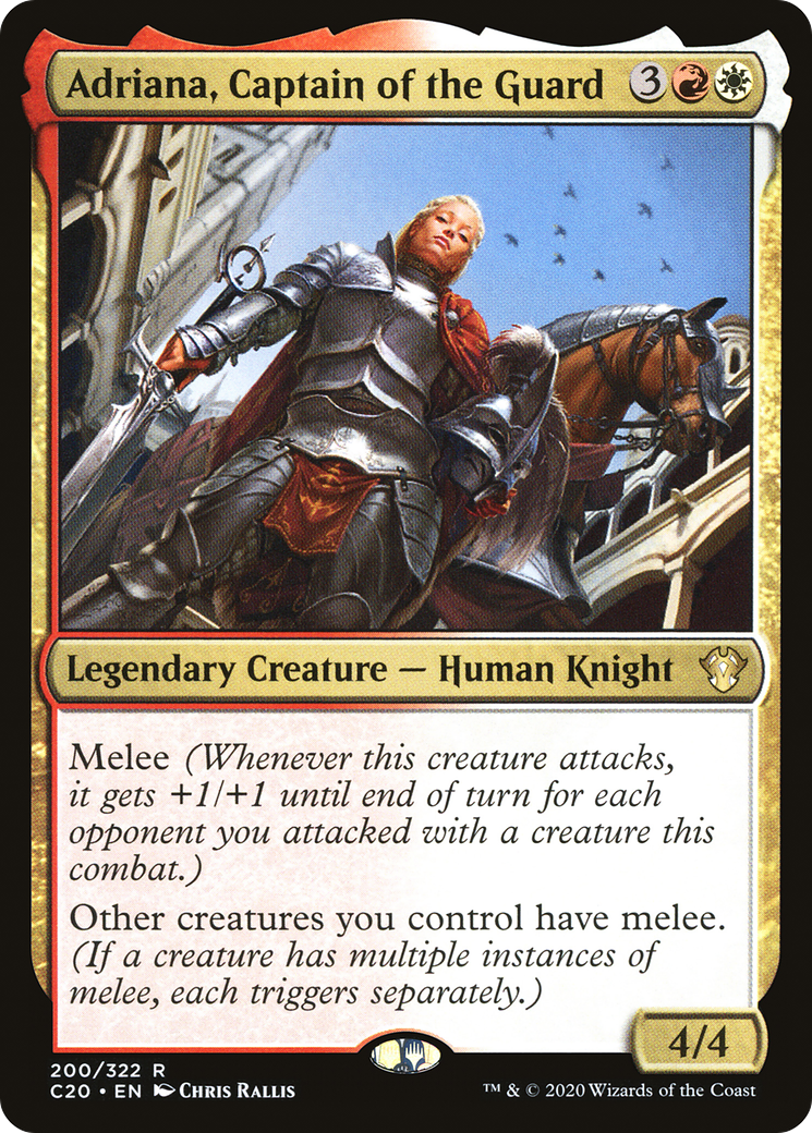 Adriana, Captain of the Guard (200) - Commander 2020