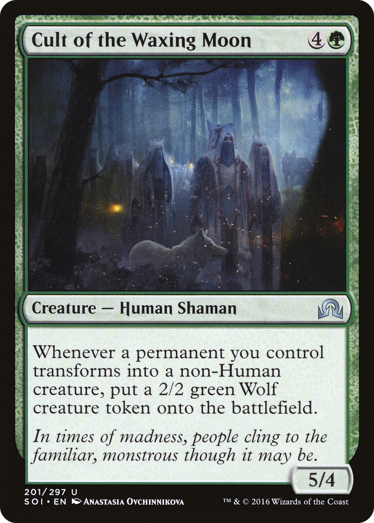 Cult of the Waxing Moon (201) Foil - Shadows over Innistrad