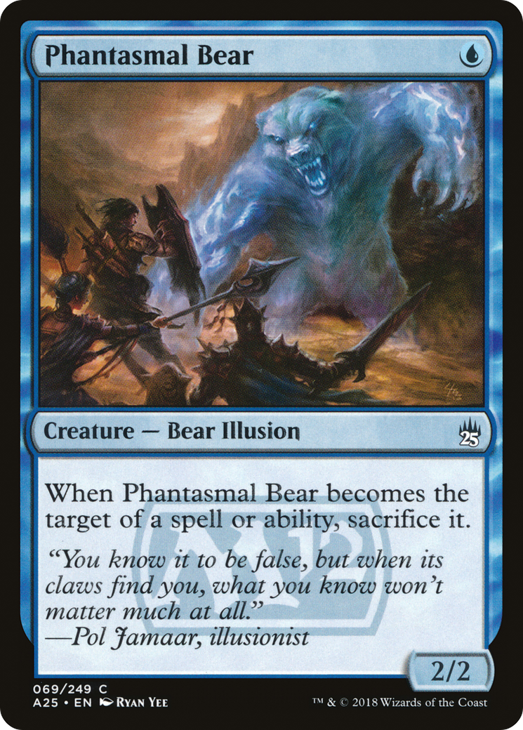 Phantasmal Bear (069) Foil - Masters 25