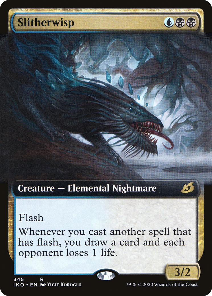 Slitherwisp (Extended Art) (345) Foil - Ikoria: Lair of Behemoths