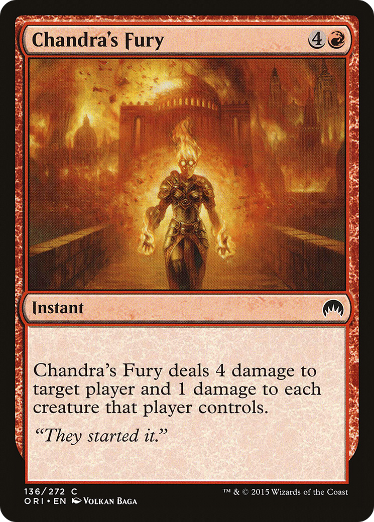 Chandra's Fury (136) - Magic Origins