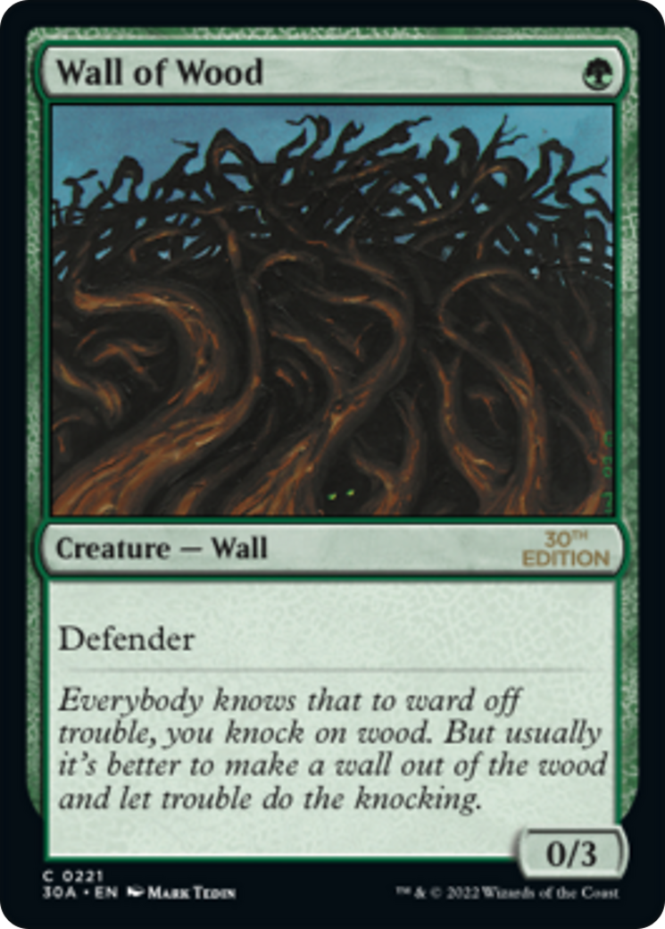 Wall of Wood (221) - 30th Anniversary Edition
