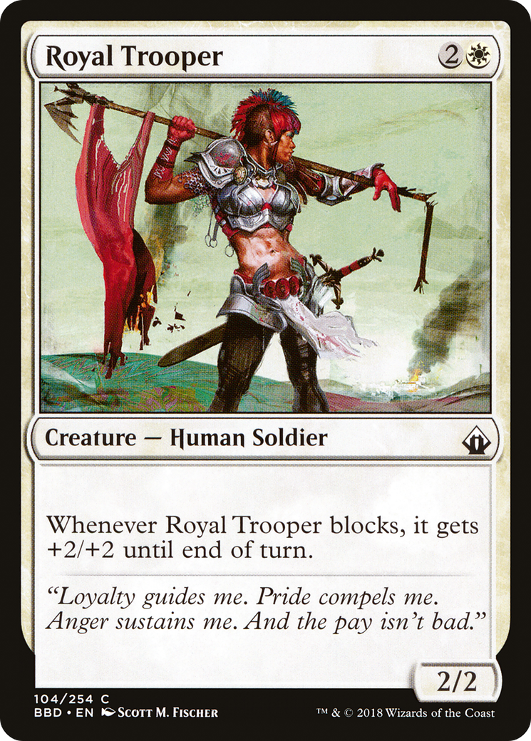 Royal Trooper (104) Foil - Battlebond