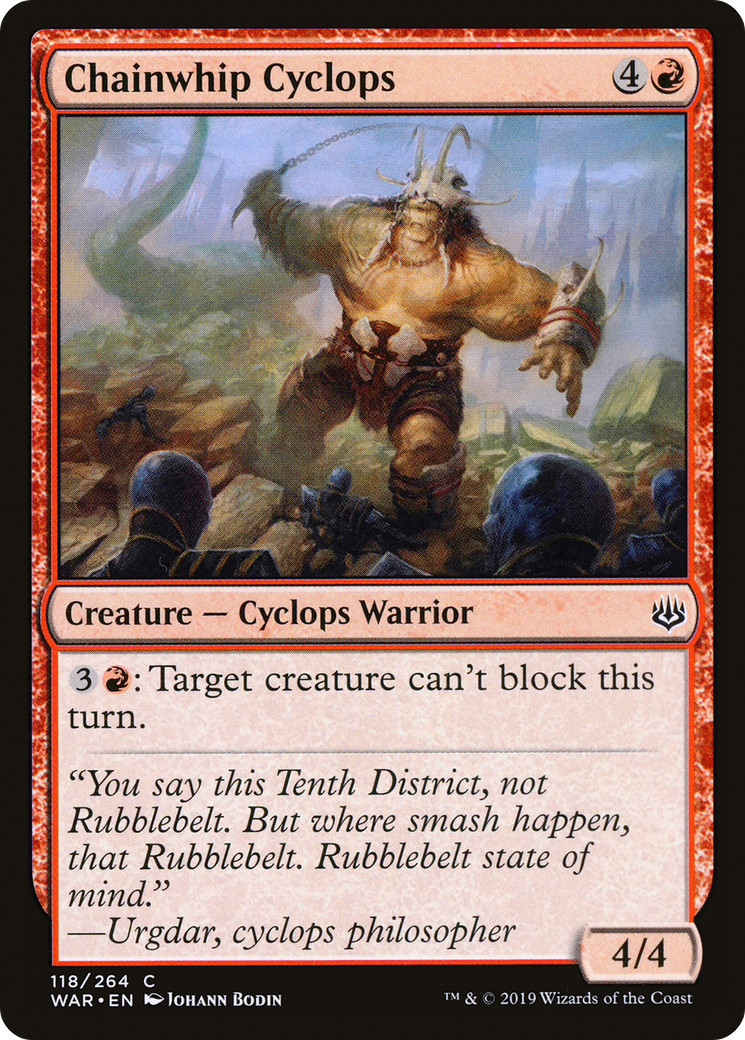 Chainwhip Cyclops (118) - War of the Spark