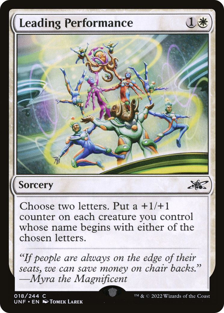 Leading Performance (018) Foil - Unfinity