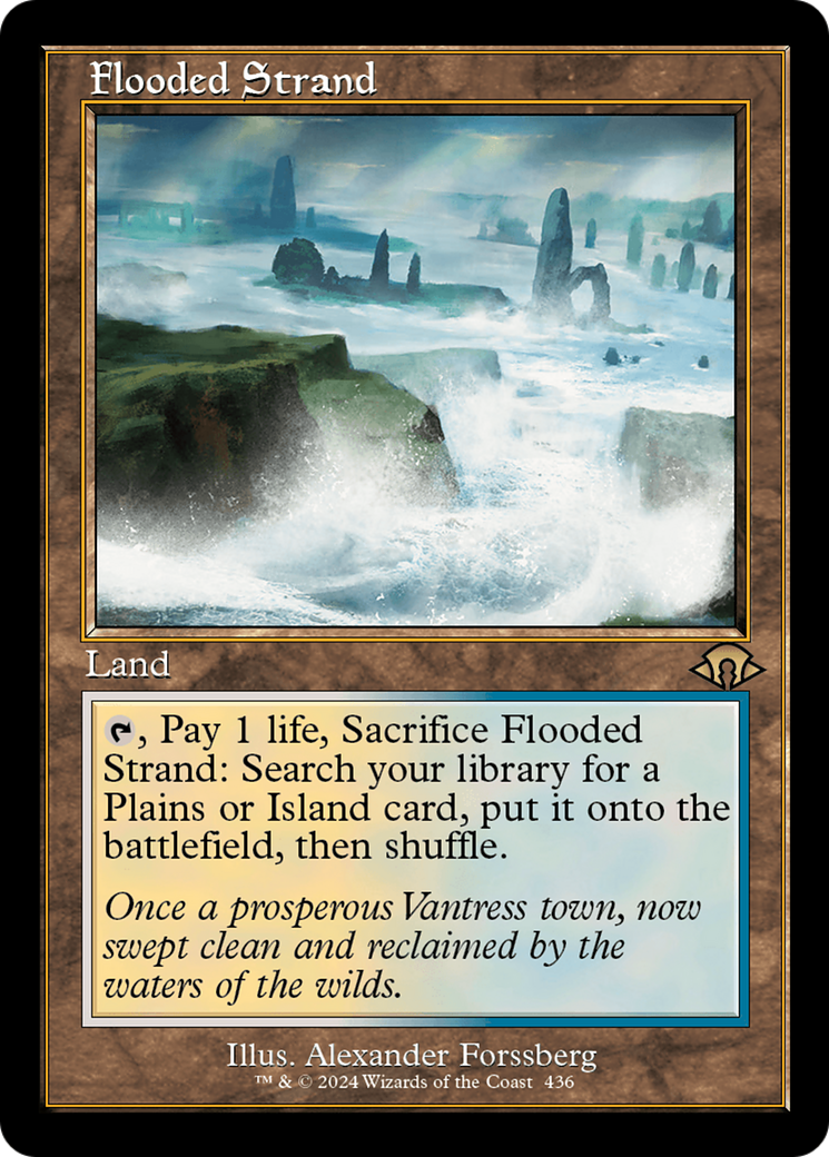 Flooded Strand (Retro) (436) Foil - Modern Horizons 3