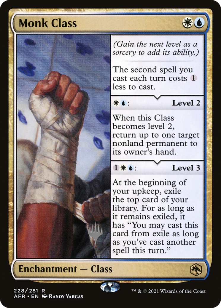 Monk Class (228) - Adventures in the Forgotten Realms Promos