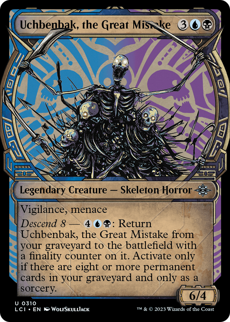 Uchbenbak, the Great Mistake (Showcase) (310) Foil - The Lost Caverns of Ixalan