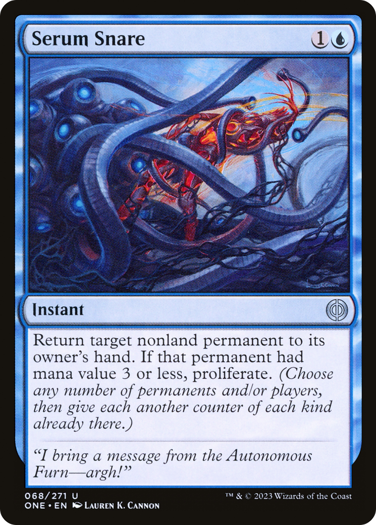 Serum Snare (068) Foil - Phyrexia: All Will Be One