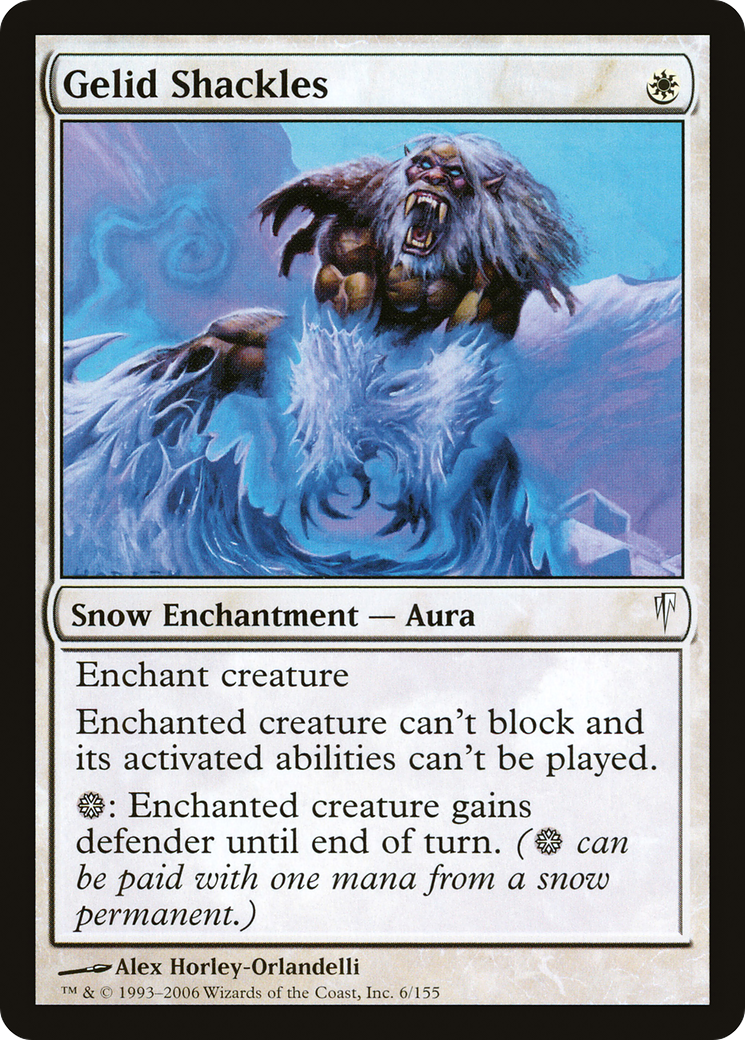 Gelid Shackles (006) Foil - Coldsnap