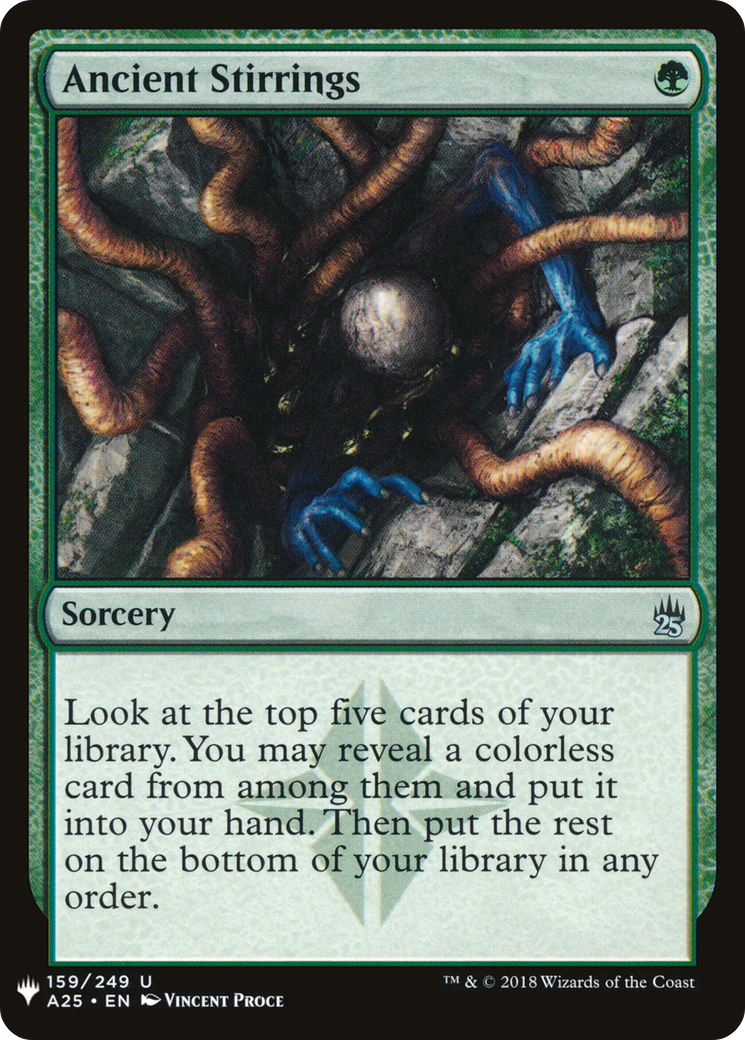 Ancient Stirrings (A25-159) - The List