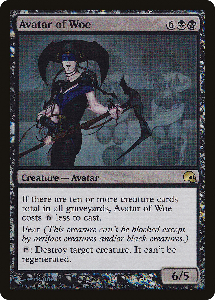 Avatar of Woe (006) Foil - Premium Deck Series: Graveborn