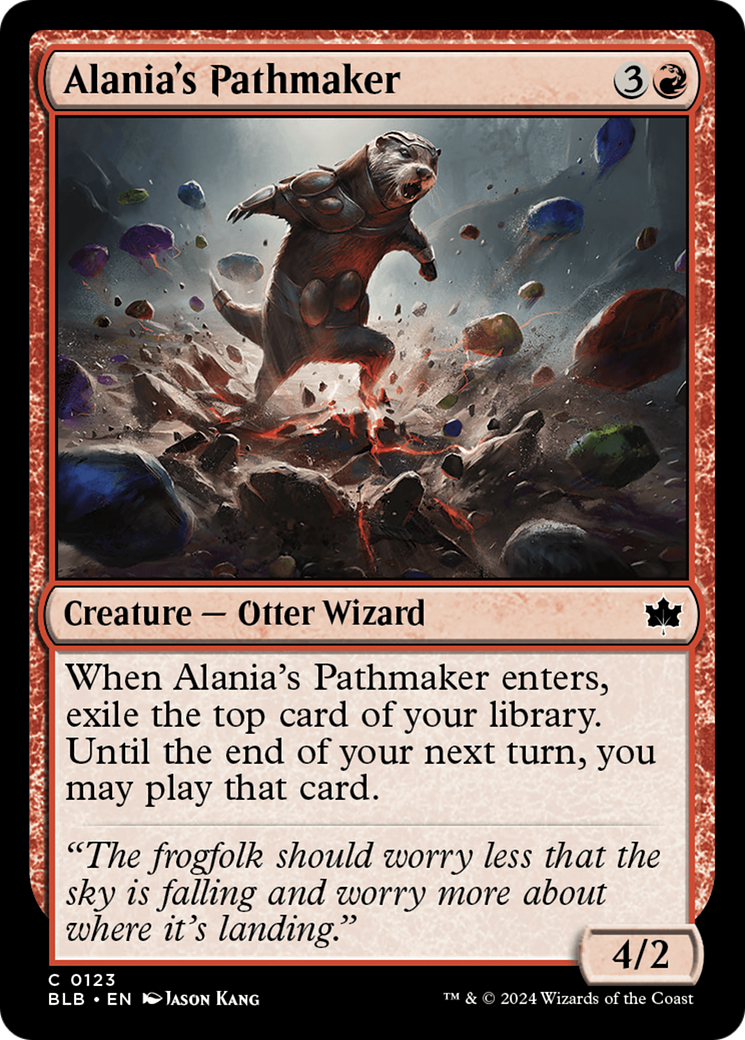 Alania's Pathmaker (123) Foil - Bloomburrow