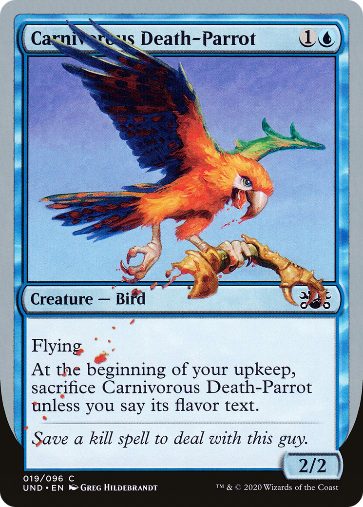 Carnivorous Death-Parrot (019) - Unsanctioned
