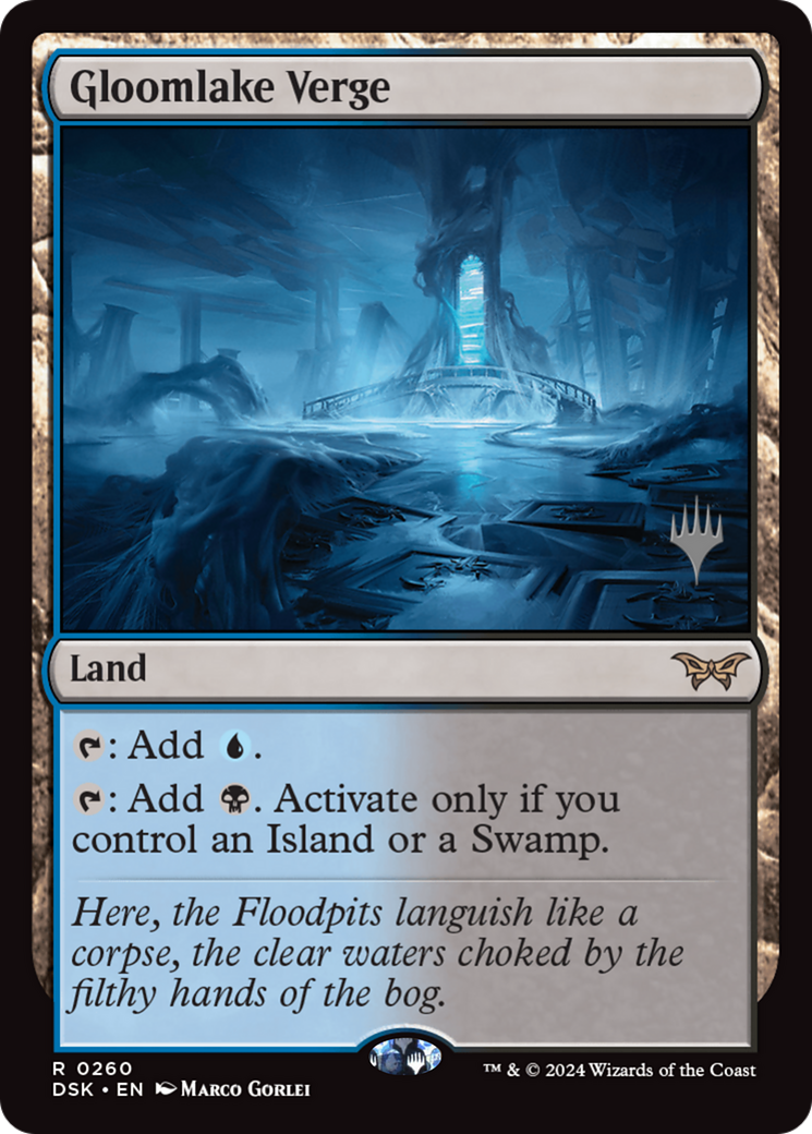 Gloomlake Verge (260) Foil - Duskmourn: House of Horror Promos