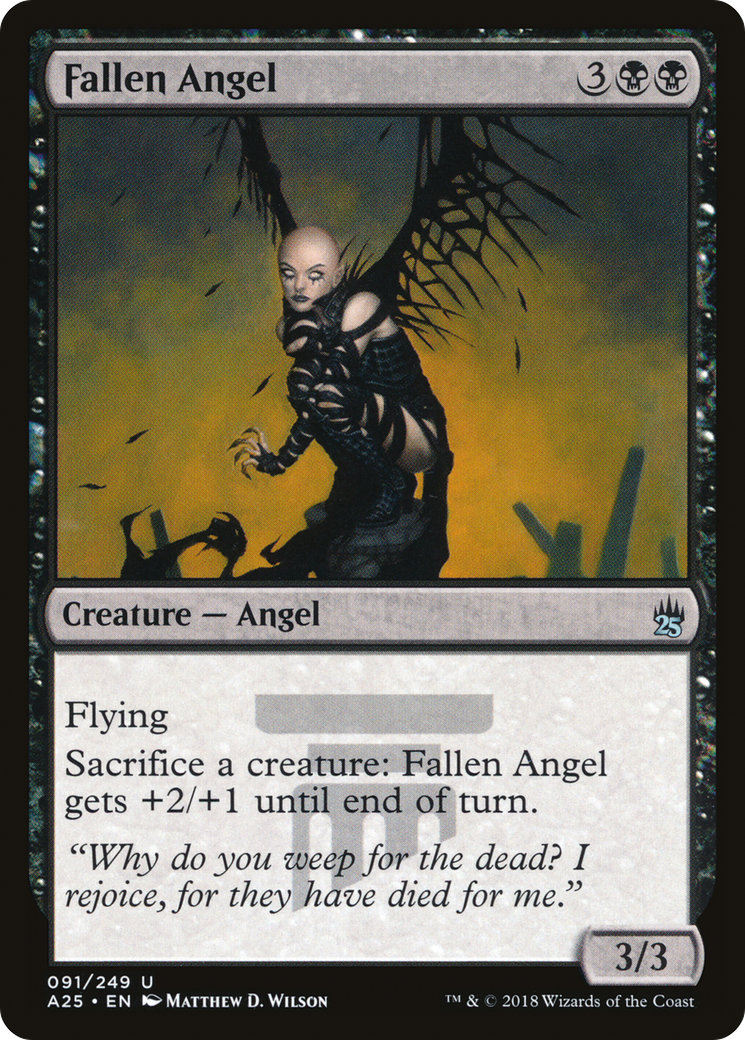 Fallen Angel (091) Foil - Masters 25